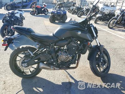 2020 YAMAHA MT07 JYARM27E7LA006719 - główne zdjęcie licytacji z USA - miniatura