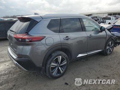 Trzecie zdjęcie samochodu z tyłu: 2021 NISSAN ROGUE PLATINUM VIN:JN8AT3DC2MW103865 - miniatura