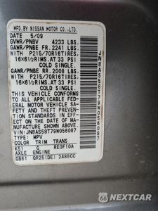 Zdjęcie 14 z 14 samochodu: 2009 NISSAN ROGUE S VIN:JN8AS58T79W056087 - miniatura