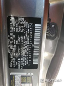 Zdjęcie 15 z 15 samochodu: 2017 KIA SORENTO LX VIN:5XYPG4A34HG233170 - miniatura