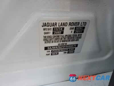 Zdjęcie 12 z 12 samochodu: 2015 JAGUAR XJL PORTFOLIO VIN:SAJWA2GZ5F8V80879 - miniatura