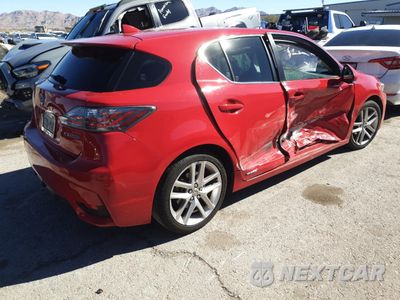 Trzecie zdjęcie samochodu z tyłu: 2016 LEXUS CT 200 VIN:JTHKD5BH1G2252091 - miniatura