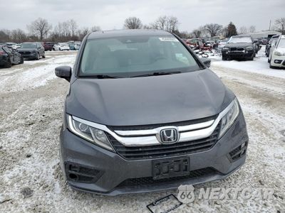 Piąte zdjęcie samochodu w środku: 2020 HONDA ODYSSEY EXL VIN:5FNRL6H71LB039155 - miniatura