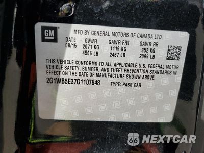 Zdjęcie 14 z 14 samochodu: 2016 CHEVROLET IMPALA LIMITED LT VIN:2G1WB5E37G1107848 - miniatura