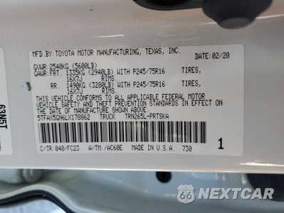 Zdjęcie 12 z 13 samochodu: 2020 TOYOTA TACOMA DOUBLE CAB VIN:5TFAX5GN6LX178862 - miniatura