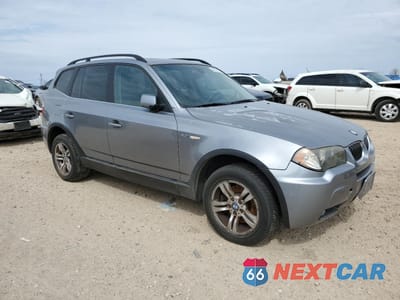 Czwarte zdjęcie samochodu z boku: 2006 BMW X3 3.0I VIN:WBXPA93496WG92141 - miniatura