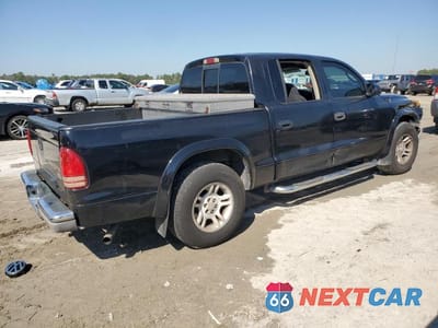 Trzecie zdjęcie samochodu z tyłu: 2004 DODGE DAKOTA QUAD SLT VIN:1D7HL48KX4S504532 - miniatura