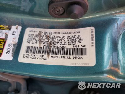 Zdjęcie 12 z 12 samochodu: 2010 TOYOTA COROLLA BASE VIN:1NXBU4EE6AZ189994 - miniatura