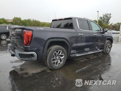 Trzecie zdjęcie samochodu z tyłu: 2023 GMC SIERRA K1500 SLT VIN:3GTUUDE84PG163008 - miniatura
