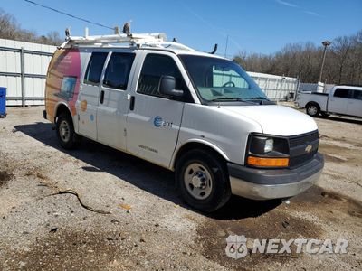 Czwarte zdjęcie samochodu z boku: 2014 CHEVROLET EXPRESS G2500 VIN:1GCWGFCA7E1147365 - miniatura