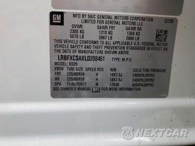 Zdjęcie 12 z 13 samochodu: 2020 BUICK ENVISION ESSENCE VIN:LRBFXCSAXLD208461 - miniatura