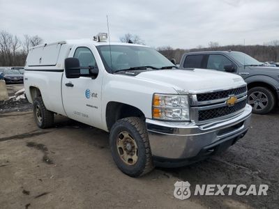 Czwarte zdjęcie samochodu z boku: 2014 CHEVROLET SILVERADO K2500 HEAVY DUTY VIN:1GC0KVCG0EF130199 - miniatura