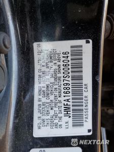 Zdjęcie 12 z 12 samochodu: 2007 HONDA CIVIC EX VIN:JHMFA16897S006046 - miniatura