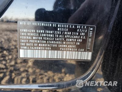 Zdjęcie 12 z 12 samochodu: 2013 VOLKSWAGEN JETTA TDI VIN:3VWLL7AJ0DM351009 - miniatura