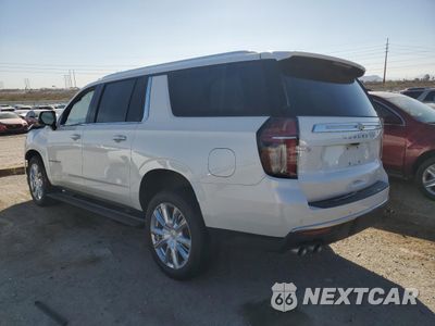 Drugie zdjęcie samochodu z przodu: 2021 CHEVROLET SUBURBAN K1500 HIGH COUNTRY VIN:1GNSKGKL6MR168642 - miniatura