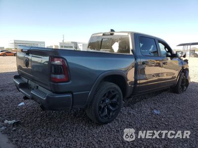 Trzecie zdjęcie samochodu z tyłu: 2021 RAM 1500 LIMITED VIN:1C6RREHT7MN593686 - miniatura