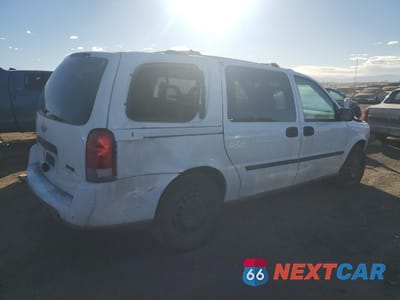 Trzecie zdjęcie samochodu z tyłu: 2008 CHEVROLET UPLANDER INCOMPLETE VIN:1GBDV13WX8D182386 - miniatura