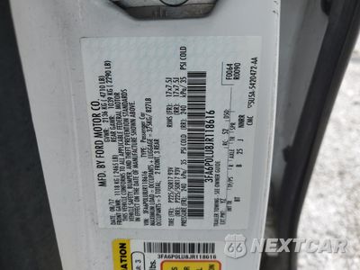 Zdjęcie 12 z 12 samochodu: 2018 FORD FUSION SE HYBRID VIN:3FA6P0LU8JR118616 - miniatura