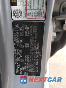 Zdjęcie 15 z 15 samochodu: 2006 KIA NEW SPORTAGE VIN:KNDJF724267286011 - miniatura