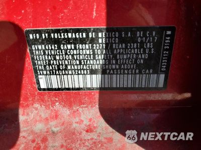 Zdjęcie 12 z 12 samochodu: 2017 VOLKSWAGEN GOLF ALLTRACK S VIN:3VWH17AU6HM524883 - miniatura
