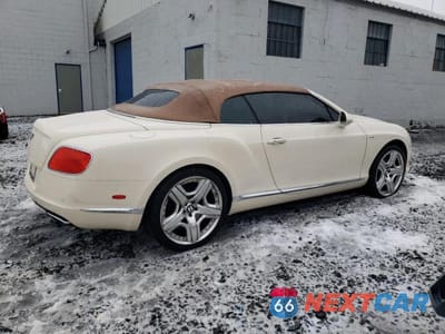 Trzecie zdjęcie samochodu z tyłu: 2014 BENTLEY CONTINENTAL GTC VIN:SCBGU3ZA5EC088777 - miniatura