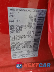 Zdjęcie 13 z 15 samochodu: 2024 NISSAN TITAN PRO-4X VIN:1N6AA1EDXRN105760 - miniatura