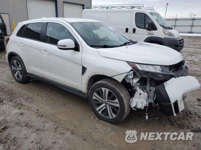 Czwarte zdjęcie samochodu z boku: 2021 MITSUBISHI OUTLANDER SPORT ES VIN:JA4ARUAU7MU019625 - miniatura