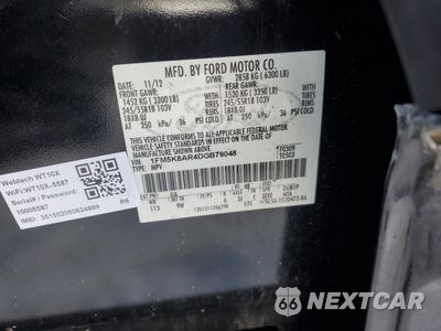 Zdjęcie 14 z 14 samochodu: 2013 FORD EXPLORER POLICE INTERCEPTOR VIN:1FM5K8AR4DGB79048 - miniatura