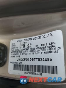 Zdjęcie 14 z 14 samochodu: 1996 INFINITI G20 VIN:JNKCP01D9TT534495 - miniatura