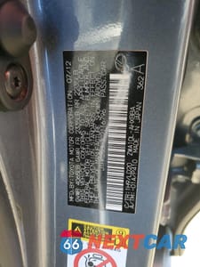 Zdjęcie 15 z 15 samochodu: 2012 LEXUS CT 200 VIN:JTHKD5BH3C2116796 - miniatura