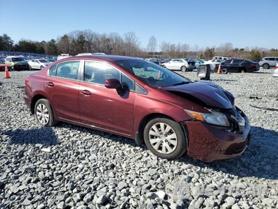 Czwarte zdjęcie samochodu z boku: 2012 HONDA CIVIC LX VIN:2HGFB2F51CH550800 - miniatura