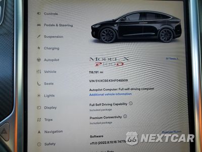 Zdjęcie 9 z 14 samochodu: 2017 TESLA MODEL X VIN:5YJXCBE43HF048909 - miniatura