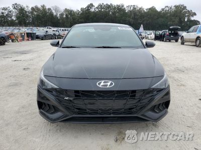 Piąte zdjęcie samochodu w środku: 2023 HYUNDAI ELANTRA N LINE VIN:KMHLR4AF4PU570000 - miniatura