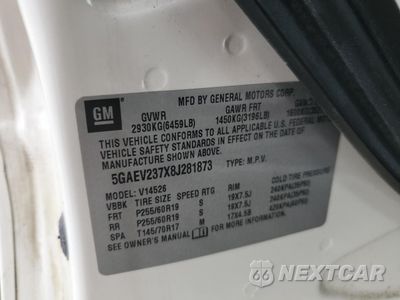 Zdjęcie 15 z 15 samochodu: 2008 BUICK ENCLAVE CXL VIN:5GAEV237X8J281873 - miniatura