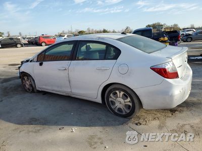 Drugie zdjęcie samochodu z przodu: 2012 HONDA CIVIC HYBRID VIN:JHMFB4F23CS007889 - miniatura