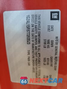 Zdjęcie 14 z 14 samochodu: 2007 PONTIAC G5 VIN:1G2AL15F877260523 - miniatura