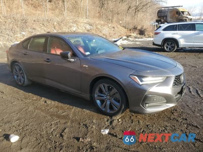Czwarte zdjęcie samochodu z boku: 2023 ACURA TLX A-SPEC VIN:19UUB6F54PA004852 - miniatura
