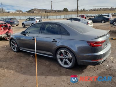 Drugie zdjęcie samochodu z przodu: 2019 AUDI S4 PRESTIGE VIN:WAUC4AF43KA004510 - miniatura