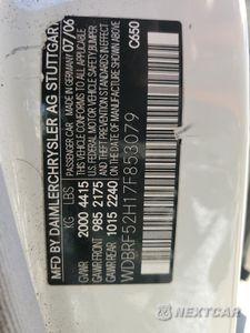 Zdjęcie 12 z 12 samochodu: 2007 MERCEDES-BENZ C 230 VIN:WDBRF52H17F853079 - miniatura