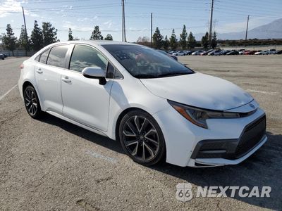 Czwarte zdjęcie samochodu z boku: 2020 TOYOTA COROLLA XSE VIN:JTDT4RCE3LJ018116 - miniatura