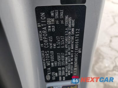 Zdjęcie 16 z 16 samochodu: 2021 KIA SEDONA LX VIN:KNDMB5C1XM6667612 - miniatura