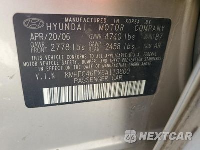 Zdjęcie 12 z 12 samochodu: 2006 HYUNDAI AZERA SE VIN:KMHFC46FX6A113800 - miniatura