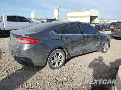 Trzecie zdjęcie samochodu z tyłu: 2018 FORD FUSION SE HYBRID VIN:3FA6P0LU5JR221184 - miniatura
