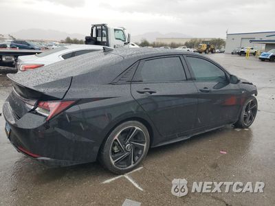 Trzecie zdjęcie samochodu z tyłu: 2022 HYUNDAI ELANTRA N LINE VIN:KMHLR4AF2NU326469 - miniatura