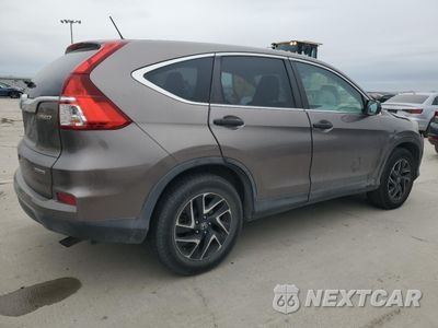 Trzecie zdjęcie samochodu z tyłu: 2016 HONDA CR-V SE VIN:5J6RM4H4XGL030474 - miniatura