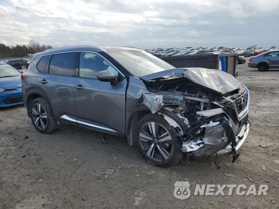 Czwarte zdjęcie samochodu z boku: 2021 NISSAN ROGUE PLATINUM VIN:JN8AT3DC2MW103865 - miniatura