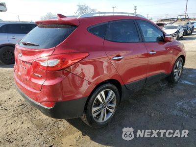 Trzecie zdjęcie samochodu z tyłu: 2014 HYUNDAI TUCSON GLS VIN:KM8JU3AG5EU908400 - miniatura