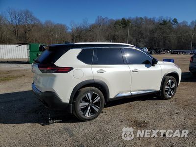 Trzecie zdjęcie samochodu z tyłu: 2021 NISSAN ROGUE PLATINUM VIN:JN8AT3DC4MW102216 - miniatura