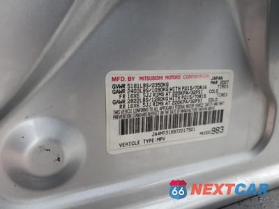 Zdjęcie 14 z 14 samochodu: 2007 MITSUBISHI OUTLANDER LS VIN:JA4MT31X97Z017501 - miniatura