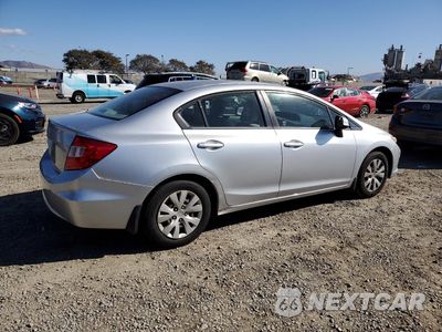 Trzecie zdjęcie samochodu z tyłu: 2012 HONDA CIVIC LX VIN:2HGFB2F51CH301137 - miniatura